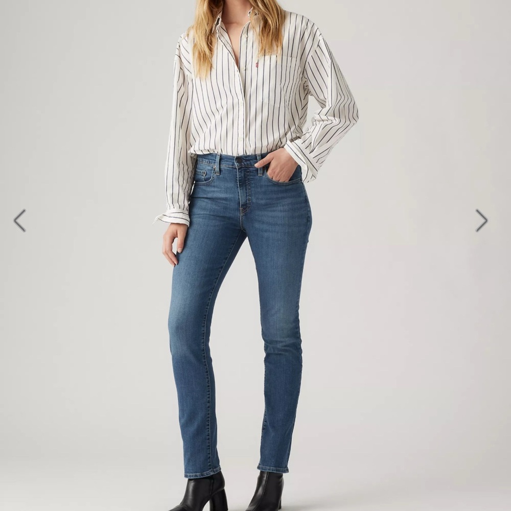 Levi's Blue Skinny Jeans with Stretchy Fit